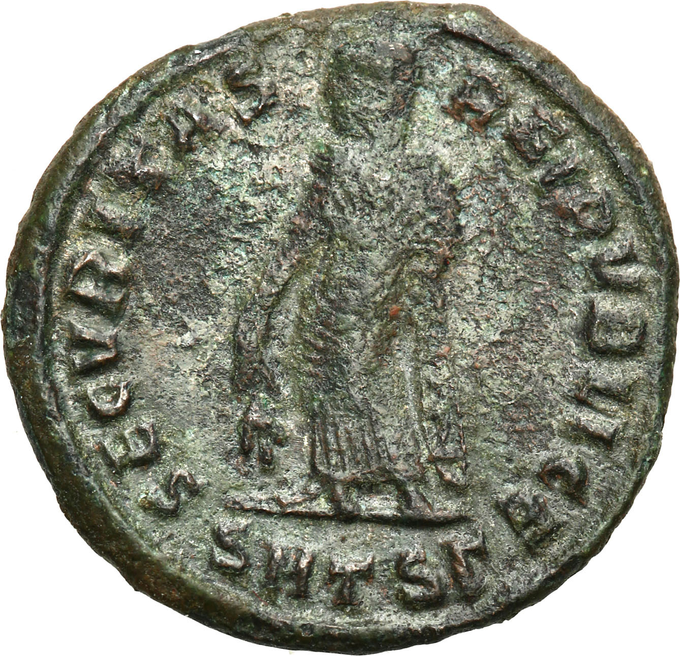 Cesarstwo Rzymskie, AE 3, Helena - matka Konstantyna I Wielkiego (305 – 336), Tesaloniki